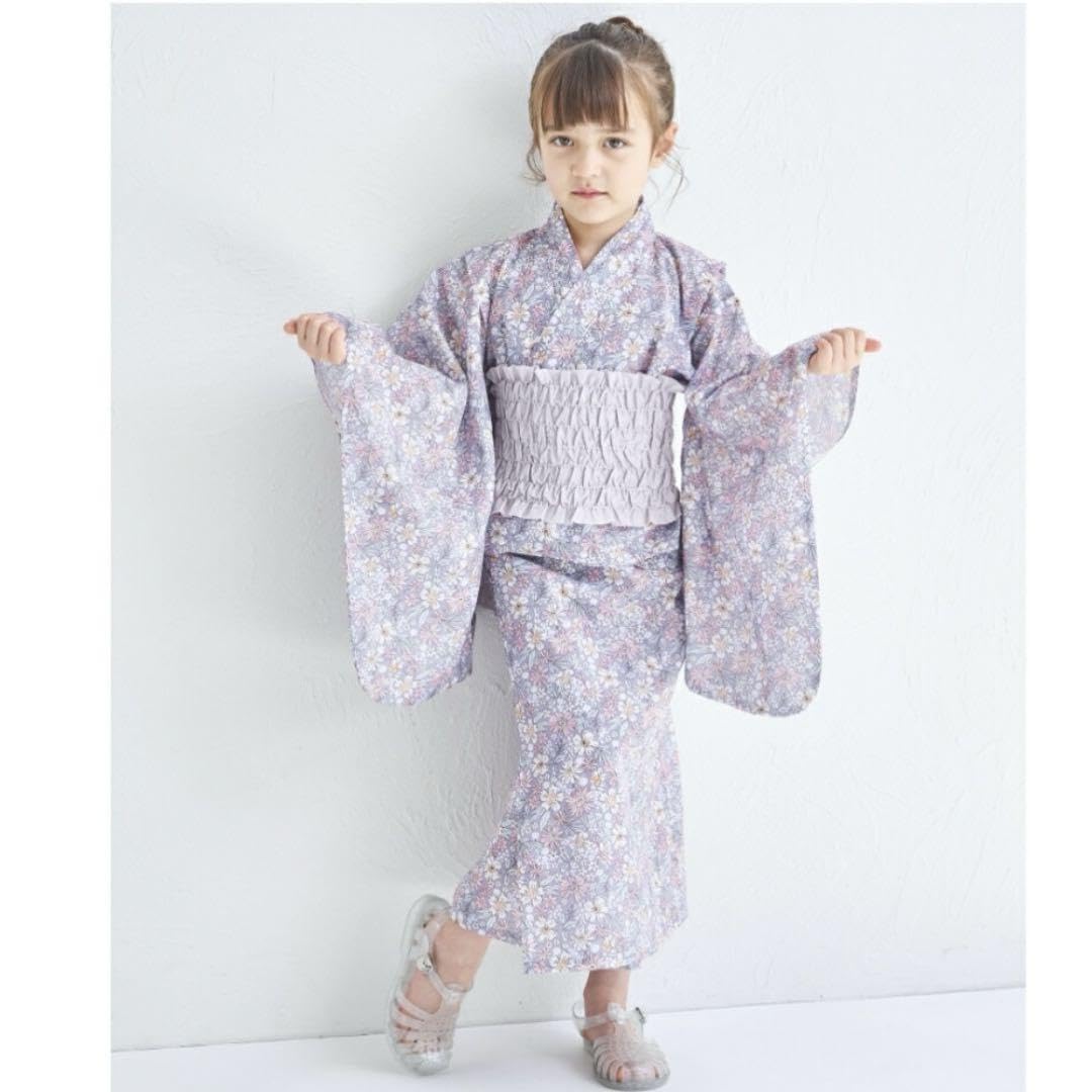 monepine モネピネ　浴衣　2way original graphic yukata/オリジナルグラフィック浴衣【レース帯
